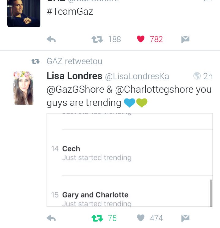 bordelhando's tweet photo. Gaz dando RT na Charl. Claramente arrependido de tê-la perdido. (pela milésima vez) https://t.co/bE6ffCVsw9