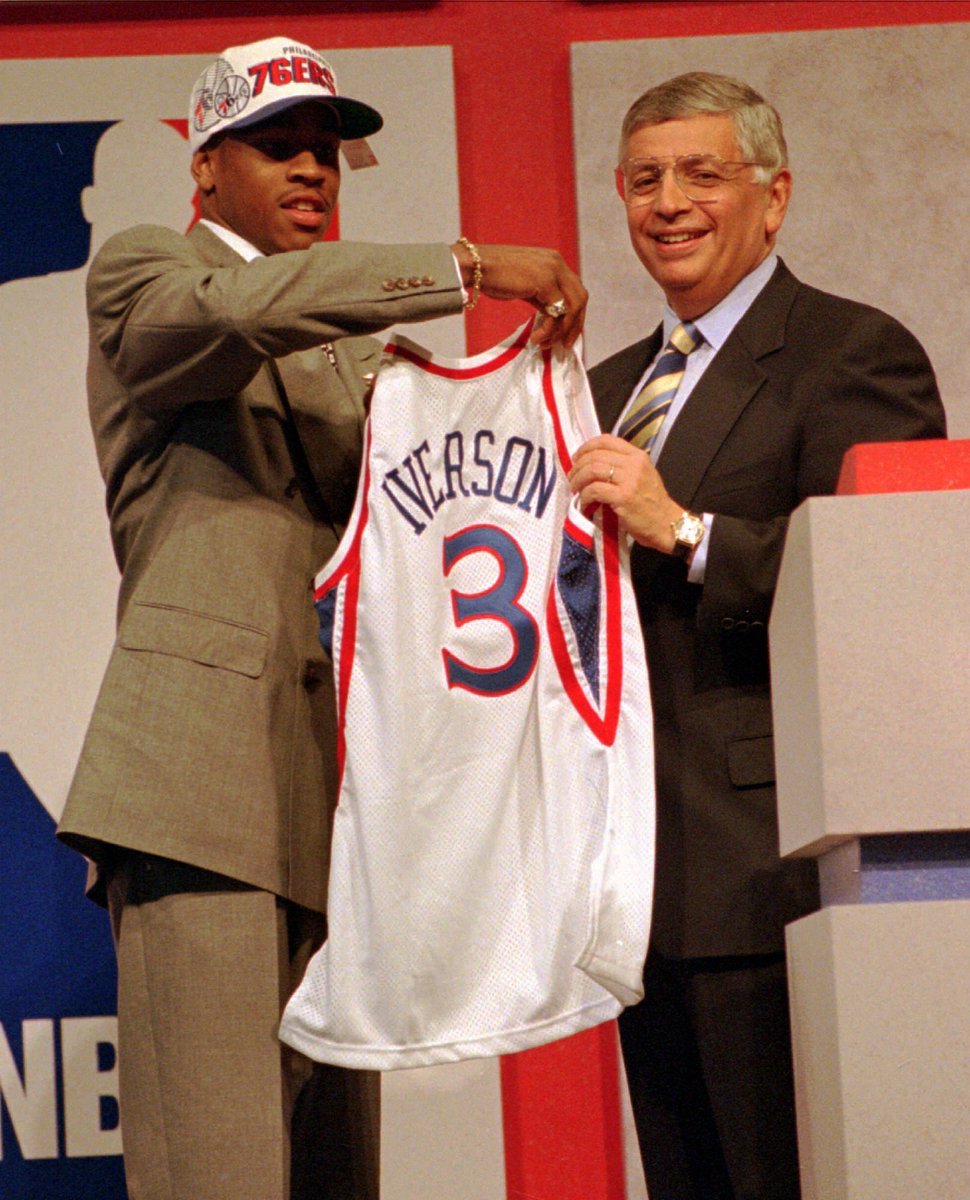 ESPNInsights's tweet photo. 76ers have No. 1 pick overall

Last time they picked No. 1, they drafted Allen Iverson (1996) https://t.co/YgKr2LCd2H