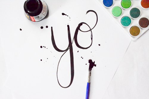AustinLearnshop's tweet photo. Yo. Let's play with #ink. #brushlettering #learnshop #austintx https://t.co/FRL2Glu2A4