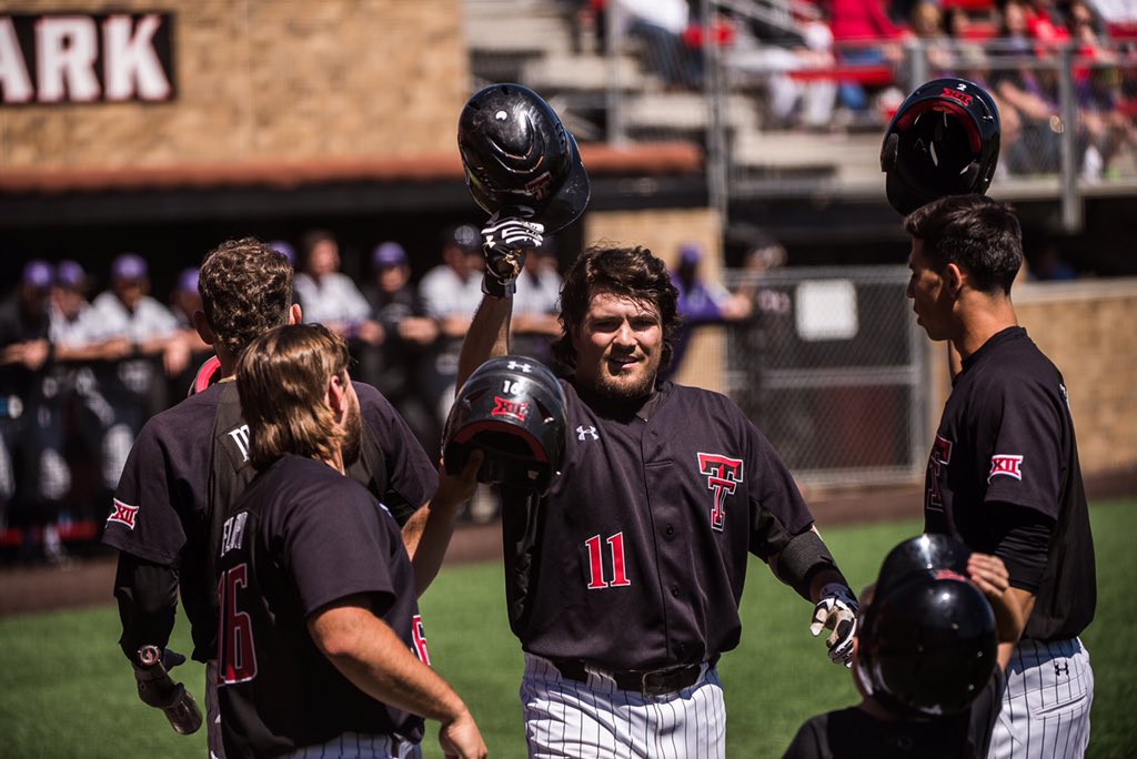 TTU_Baseball's tweet photo. Arrive early Thursday as #TexasTech will be presented the #Big12 🏆 pregame. 

📰: https://t.co/CrqCUGJvaj #WreckEm https://t.co/6alsi9Ssao