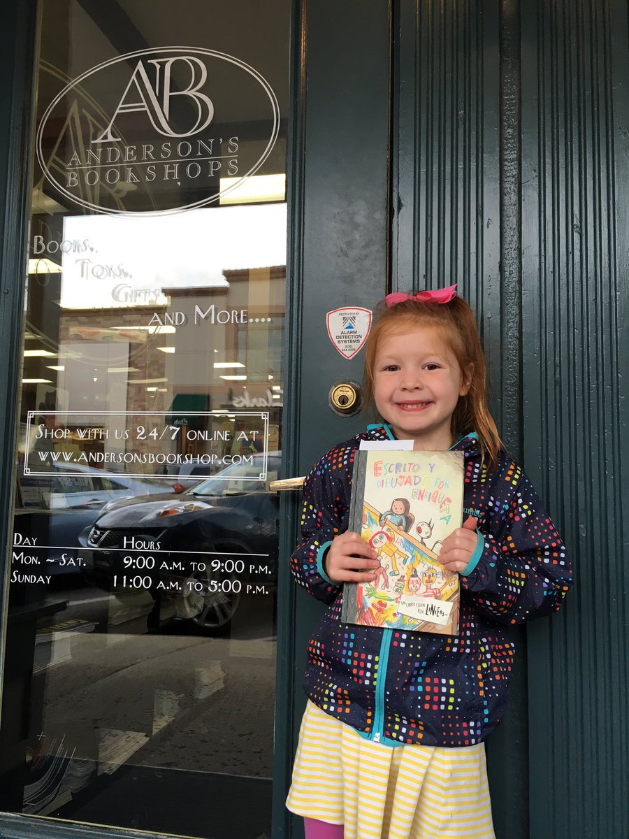 SenorGensler's tweet photo. We found Escrito y Dibujado por Enriqueta at  @AndersonsBkshp @porliniers https://t.co/ioBClG6Riv