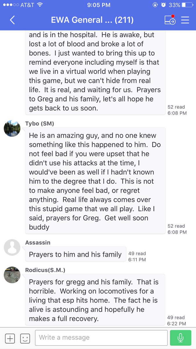 BloodLineCoC's tweet photo. prayers going out to Old Gregg and his family. https://t.co/g2XaXQrR2q