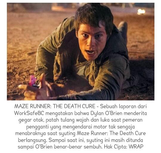 kakdeo's tweet photo. Oh jadi ini mbah @CenayangFilm alasan knp Maze Runner 3 di tunda syutingnya? https://t.co/lmSZNlsivm