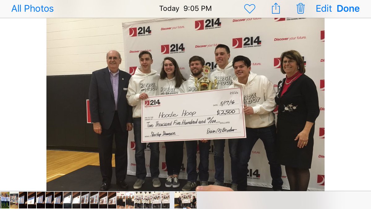 Roberts_BGbiz's tweet photo. So proud of @HoodieHoop @incubatoredu @BG_Bison #passion #hardwork #risk=reward #d214startup https://t.co/P2wlDRyqFM