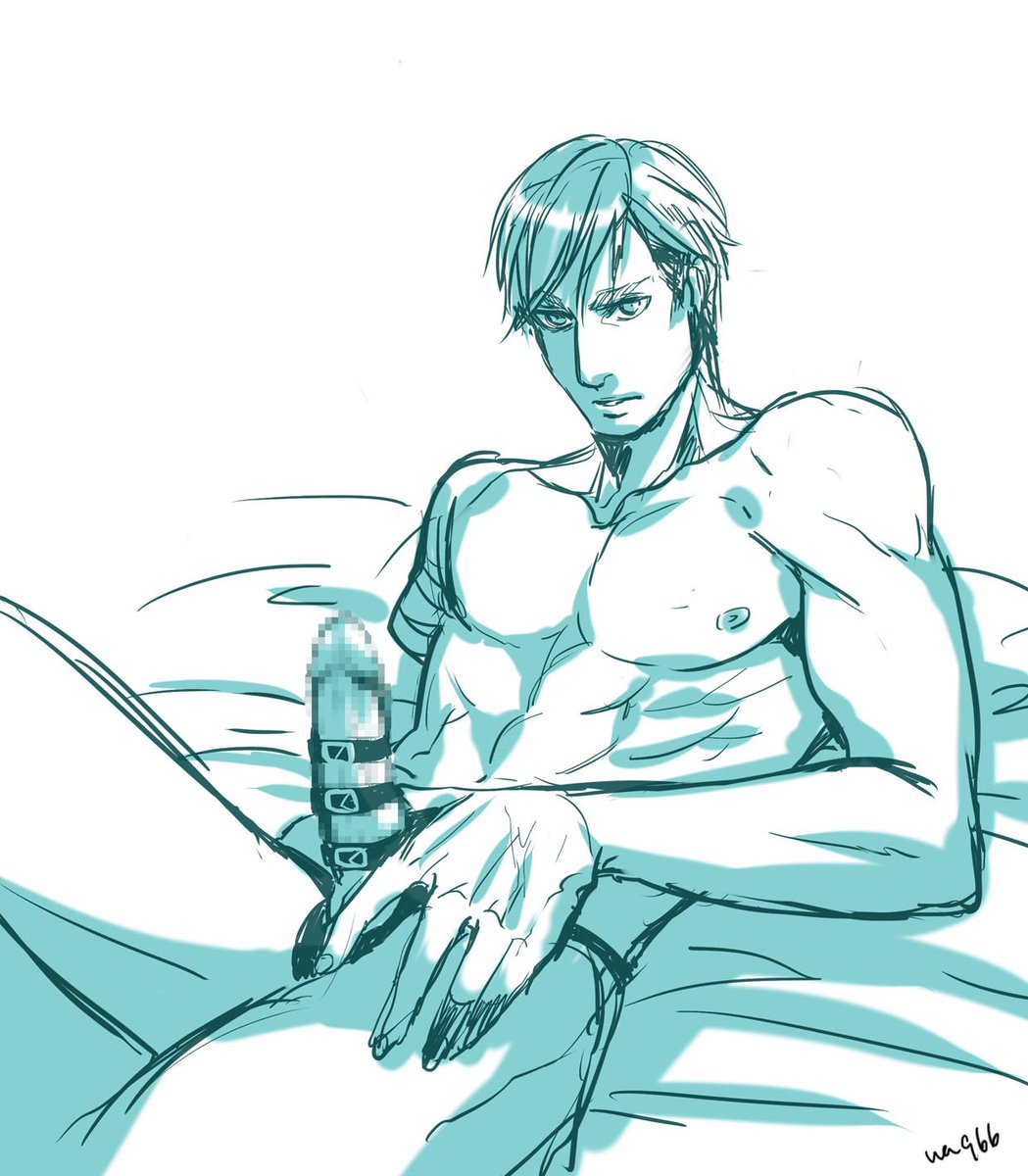 "I'm ready Levi, come and cuddle Daddy like a good boy~"