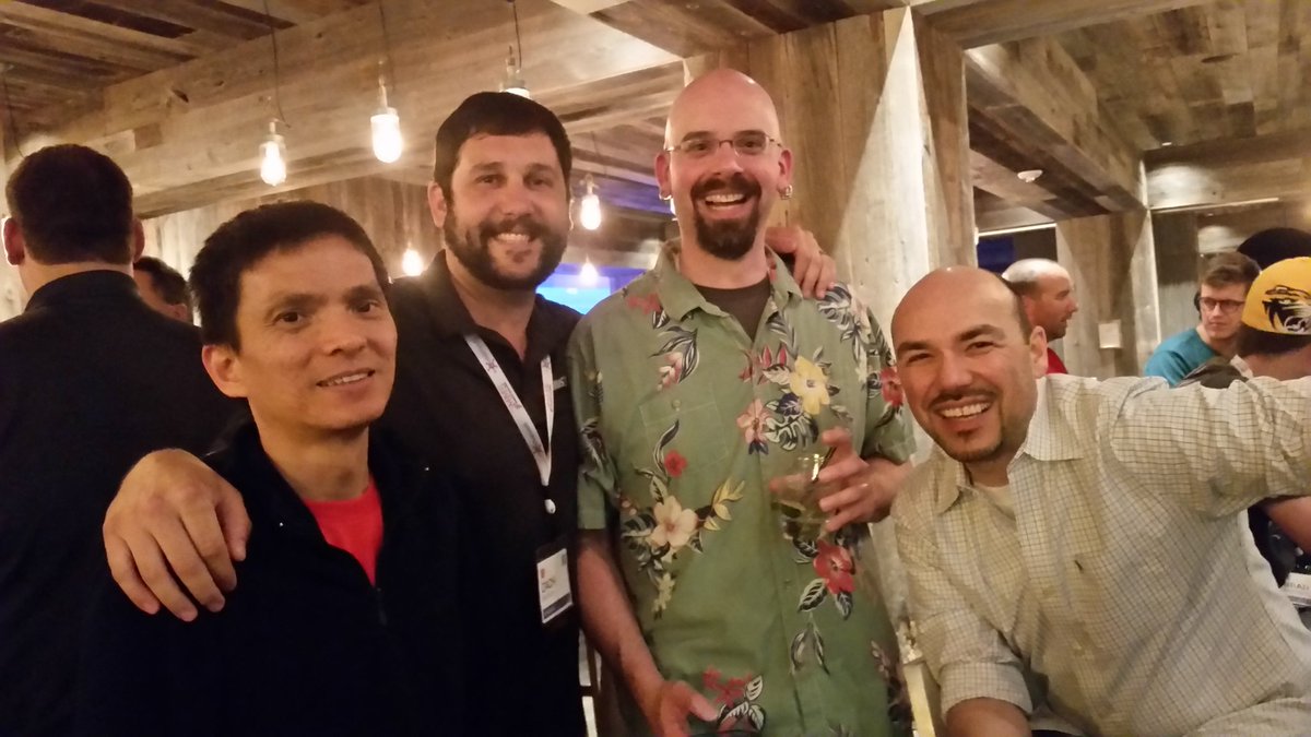 zsattler's tweet photo. @mmsmoa #mmsfun @AaronCzechowski @kerimhanif @TweetKerwin thanks guys! Really great to see and meet you all! https://t.co/l2eIyUmFnO