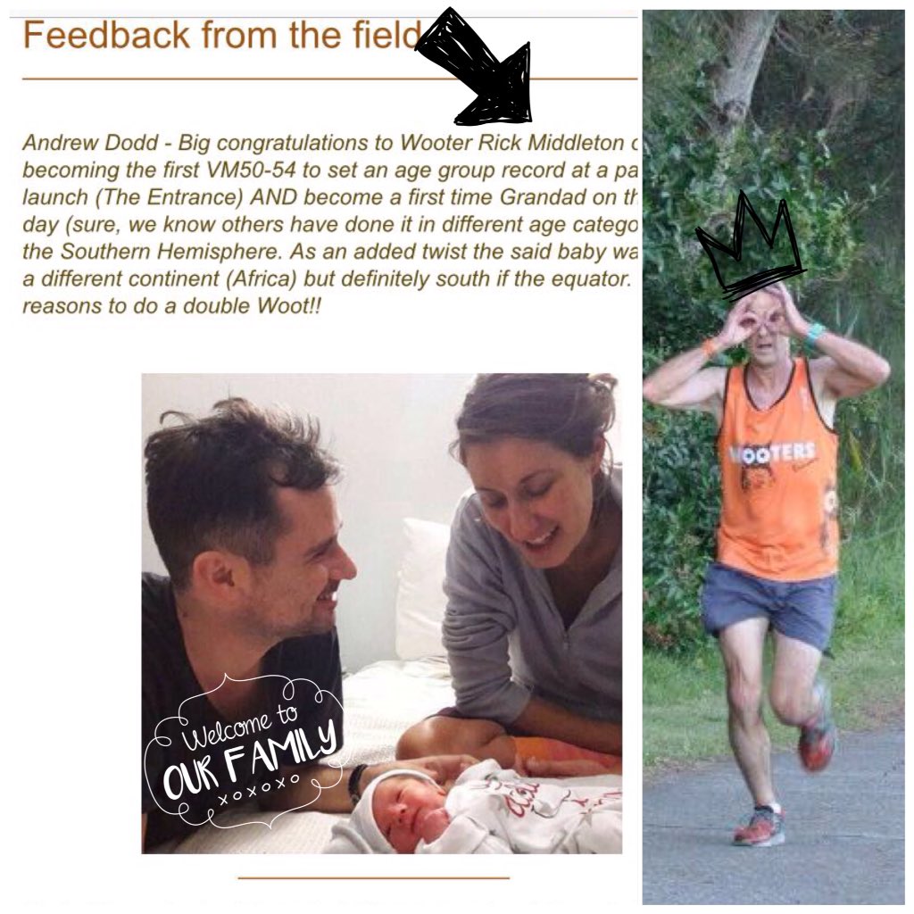 entranceparkrun's tweet photo. #doublewoot for Rick Middleton and double #celebration. Read his story in this weeks #newsatparkrun @parkrunAU https://t.co/u8voyTRXP5