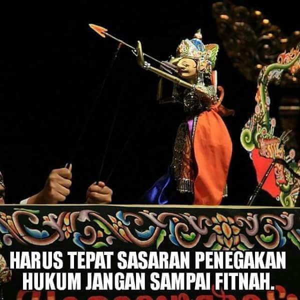 Penegakan hukum harus adiL seadiL adiL nya ok