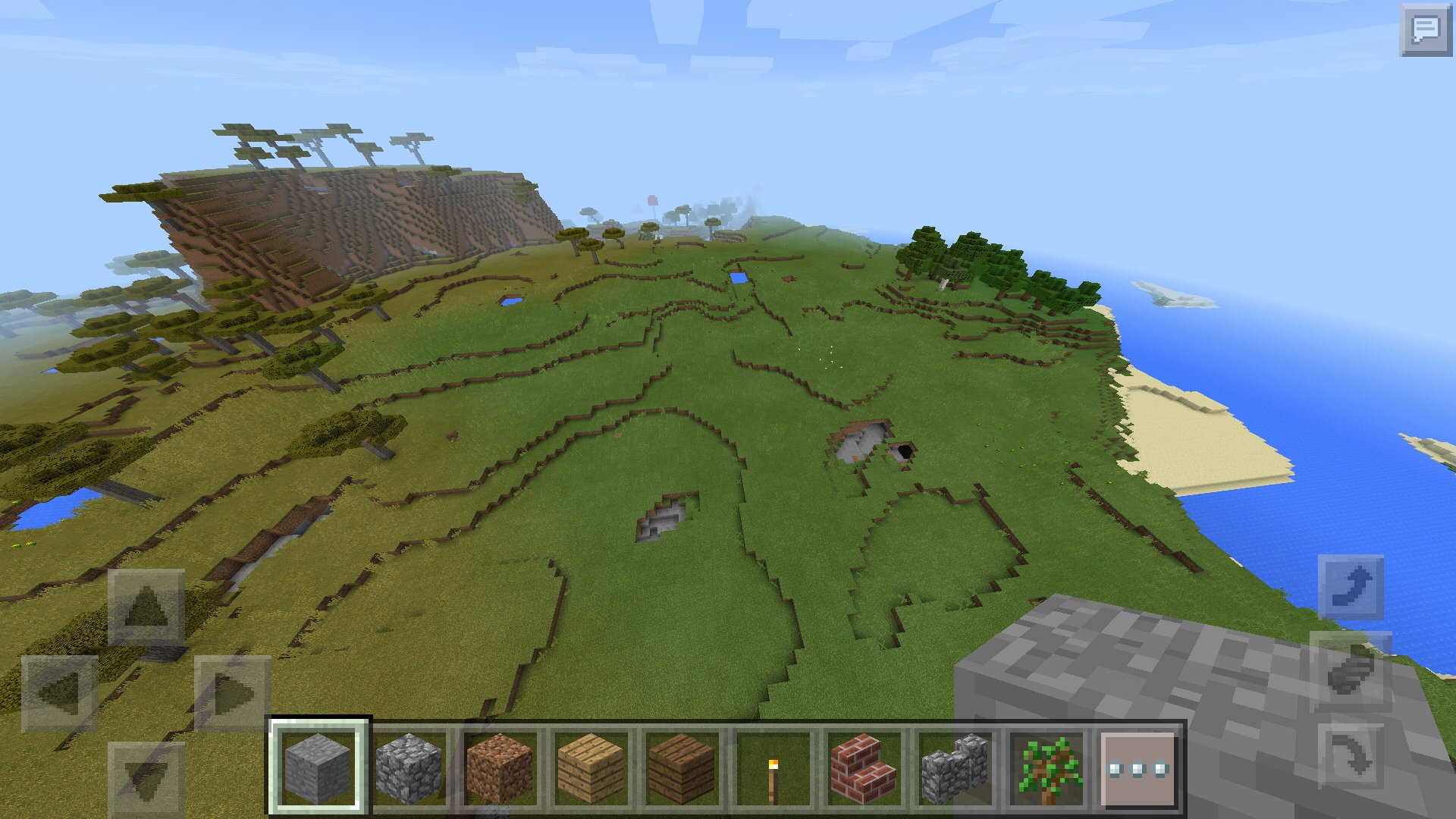 マイクラpe Seed値メモ マイクラpe Seed値メモ スポーン地点はオーシャンビューの平原 サバンナと草原のコントラストが綺麗 1枚目奥は湿地 サバンナ高山の向こう側は砂漠 砂漠の村もあり Minecraftpe T Co Ycjfgspgyk Twitter