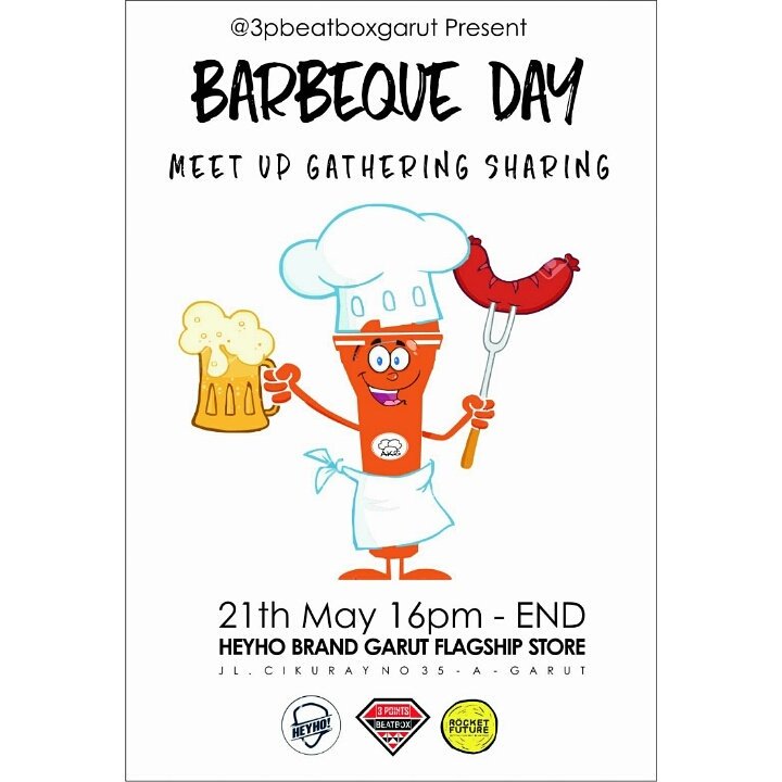 jangan lupa Tanggal 21 #Barbequeday Meet Up Ghatering sharing BEATBOX🙌🙌🙌 👇👇👇
- [@3pbeatboxgarut Meet Up]