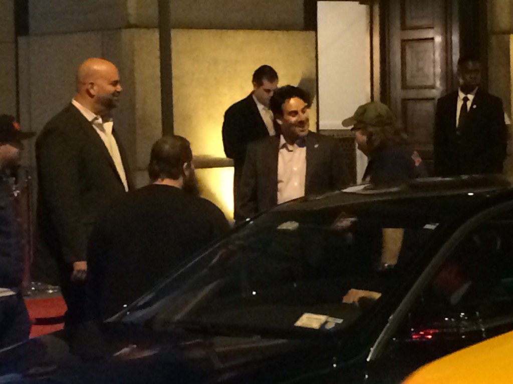 duggoshane's tweet photo. In New York and papped Michael Moore outside the Webby Awards https://t.co/nPtgH6ii9n