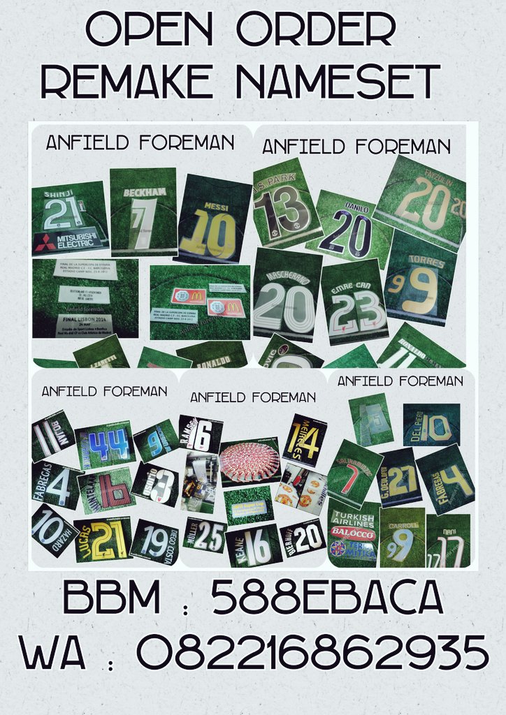 OPEN ORDER Kloter #85 Remake Nameset Print n Cutt and Cutting only (Polyflex&amp;Velvet)<a href="/utdfootball/">unitedfootballstore</a> <a href="/LennonNMe/">LNM</a>