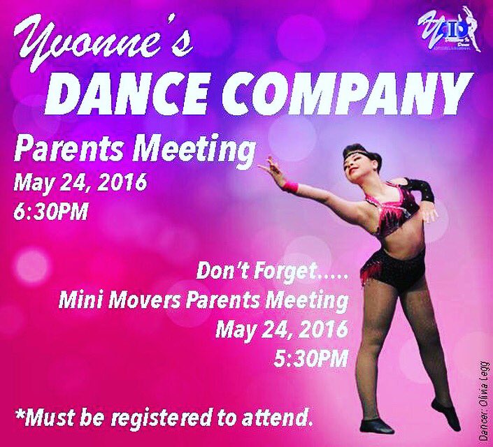 YDIDance's tweet photo. 1 week until our Dance Company &amp; Mini Movers Parents Meeting..REGISTER TODAY! https://t.co/AWbiHPWw0P