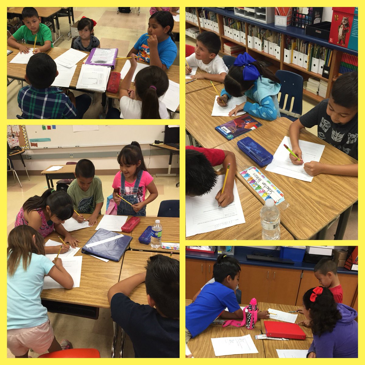 MrGloriaBESD's tweet photo. Grade 2 #collaborating on developing a survey to input data on various graphs #brawleyesd #philswing #teamwork https://t.co/gA7LgQyB2k