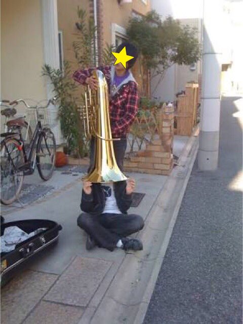 ttt____b's tweet photo. やっぱり注意しないといけないみたいです。

#吹奏楽 
#チューバ https://t.co/8hwZMA0nXv