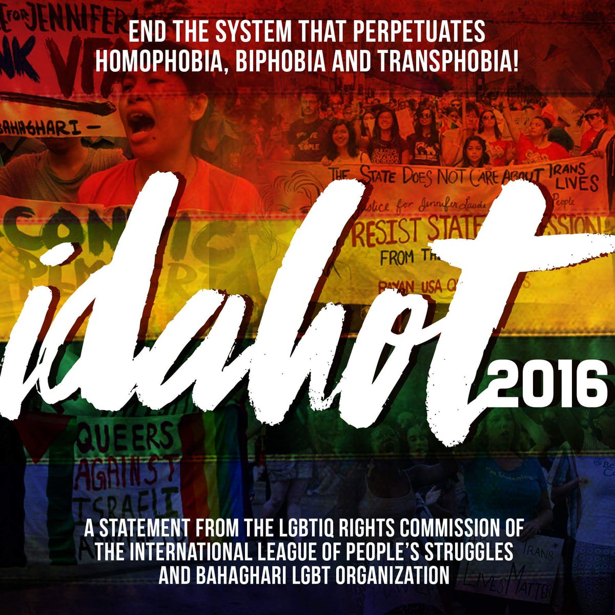 ILPSComm17's tweet image. ILPS Comm 17 and Bahagahari LGBT Org's statement for #IDAHOT2016 (part one) 

#idahot #ilps #pinkwashing #lgbt