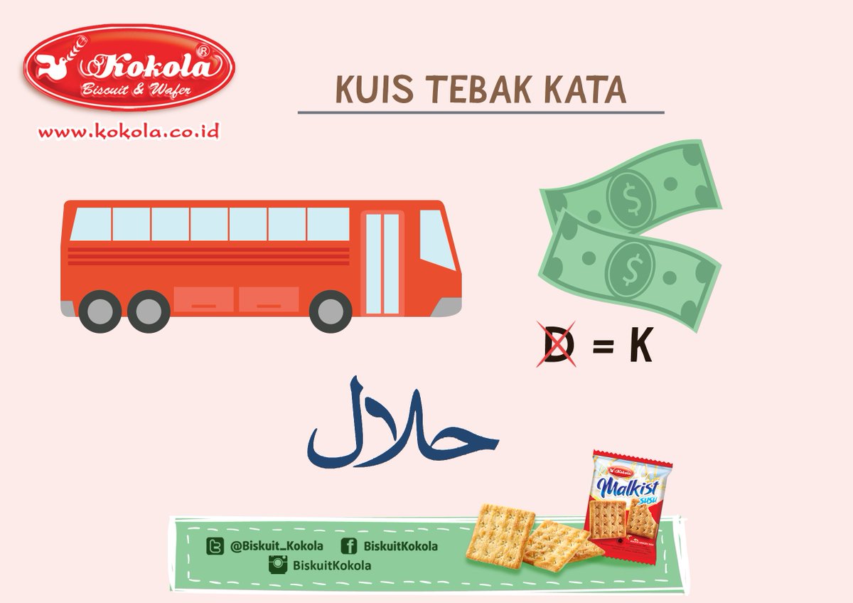 biskuit_kokola's tweet photo. Kuis hari ini #KokolaRabuSeru
Coba yuk tebak kata apa yang dimaksud gambar dibawah ini? https://t.co/57EihYkLS3
