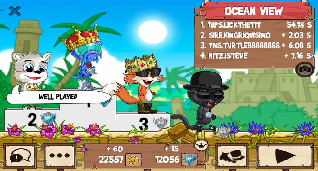 Korrection_1's tweet photo. Get on my level, son! #funrun2 #KingRiquisimo #turtle88888888 #iSteve https://t.co/VHP7EsFG4C