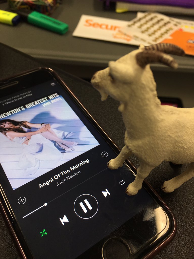Billy_UnionGoat's tweet photo. Can barely contain my hooves when I hear this jam. #justcallmeangel! Ofthemorning https://t.co/bd0exbaYuh
