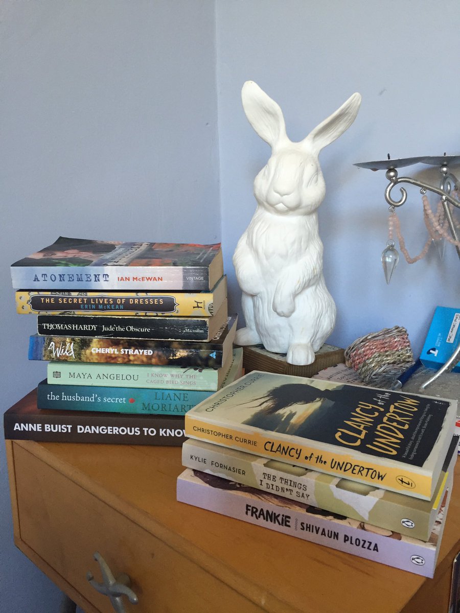 Miffta80's tweet photo. ππ #TBR #Autumnreadingstack πππ#Mayreading #LoveOzYa #YASquad2016 #classicliterature #bookchallenge2016 #bibliophile https://t.co/MS3i6jlt5M
