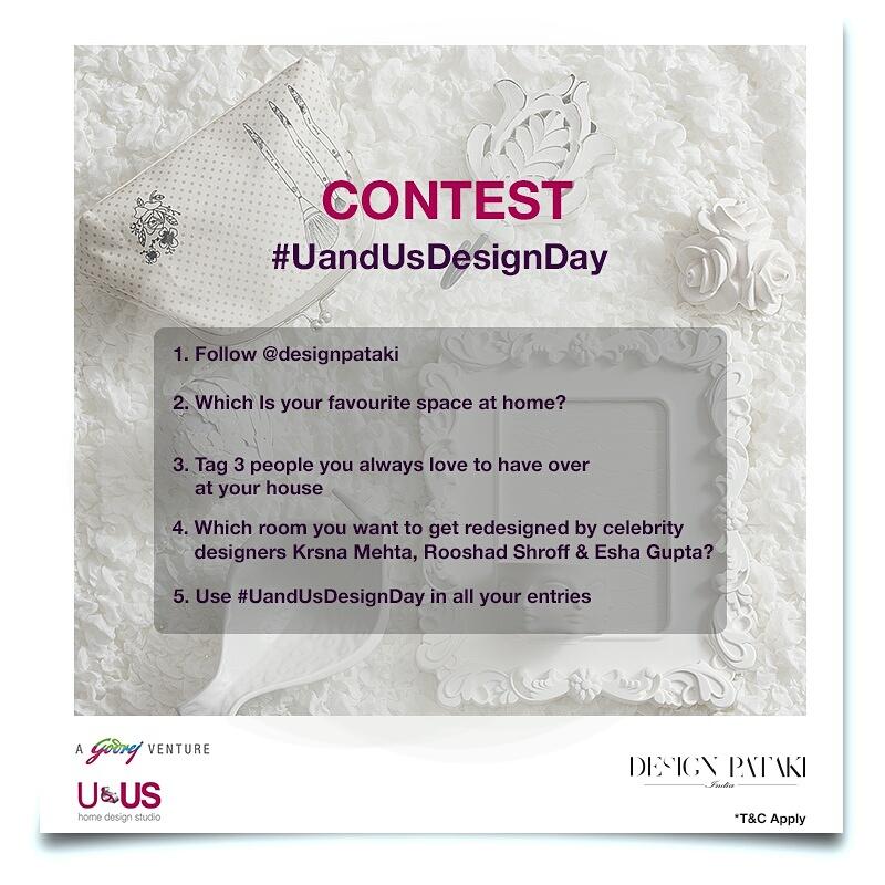 designpataki's tweet photo. CONTEST ALERT!
Follow the instruction in the picture and be our lucky winner.
#UandUsDesignDay #Godrej #designpataki https://t.co/Pl6rEwWU3X