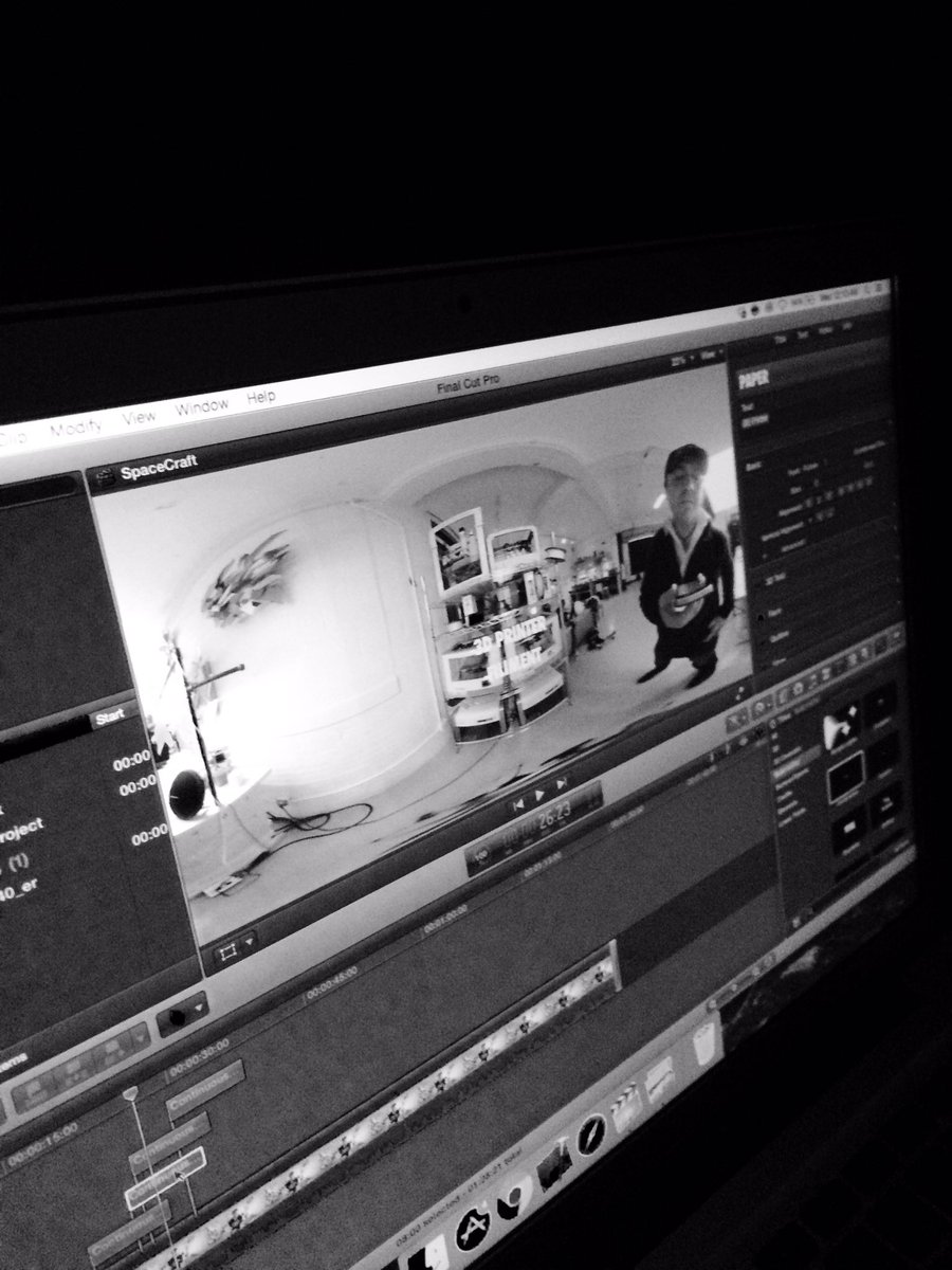 realSpaceCraft's tweet photo. Hacking away at our Virtual Reality Immersive Training Demo Reel for #SpaceCraft on @StartupBusMAKE @make it happen https://t.co/MACspX74uk