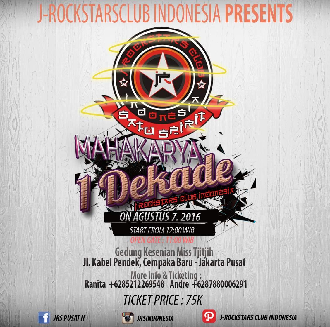 The BIG Event dan event paling terHeits sedunia akherat 😉 #Mahakarya1Dekade #JRsIndonesia