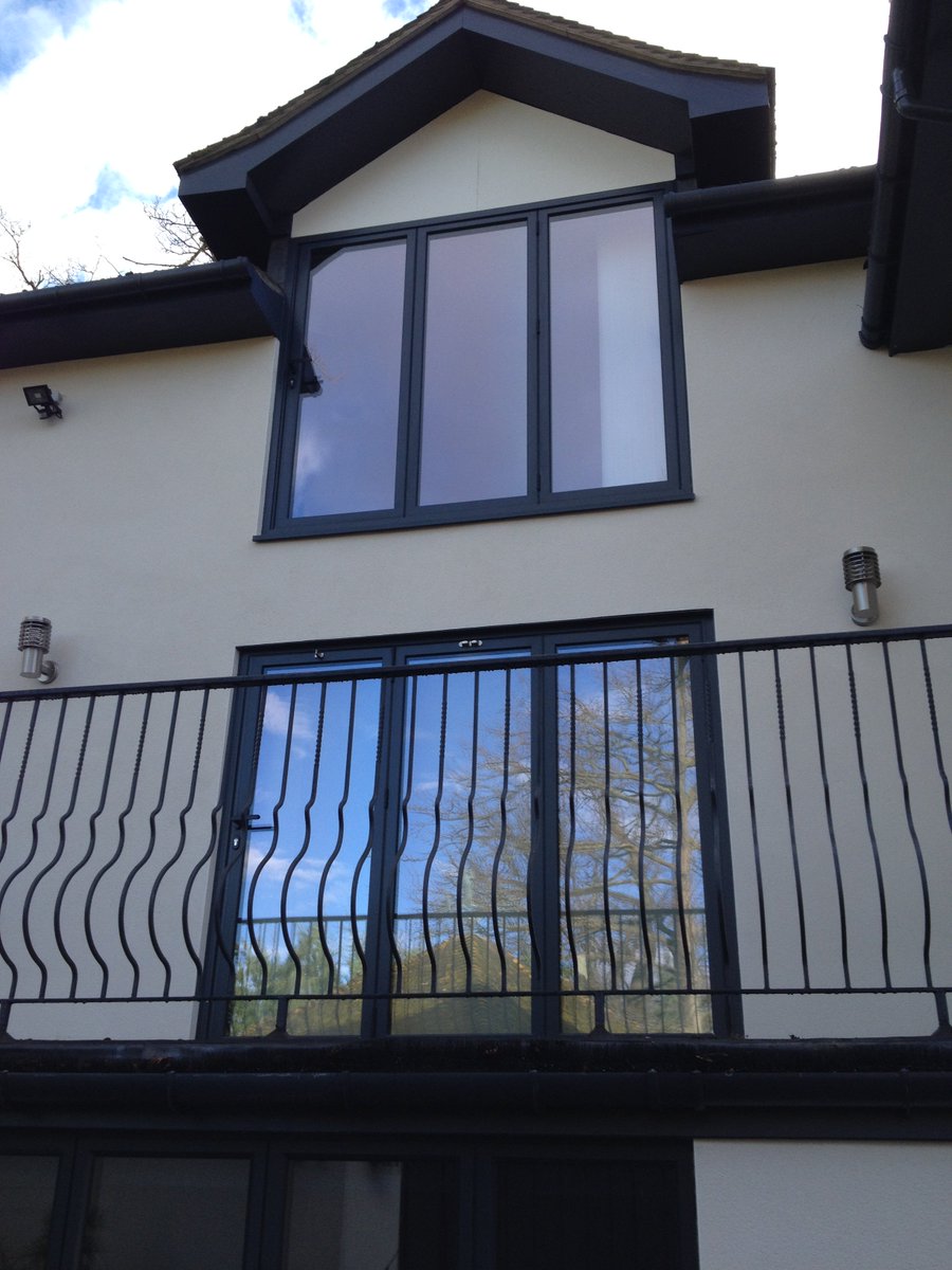 Window out, bi folding doors in