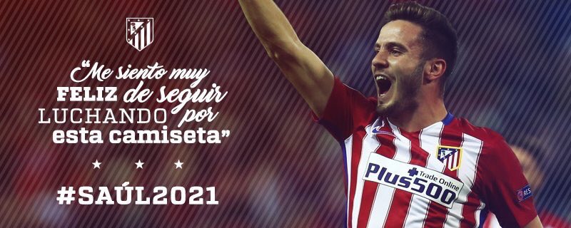 OFFICIEL ! Saul Niguez prolonge jusqu'en 2021 avec l'Atletico Madrid !