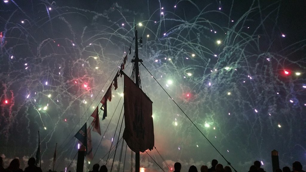 The Hanse festival firework display returns this Saturday evening at 10.30pm. View it from King Staithe Square.