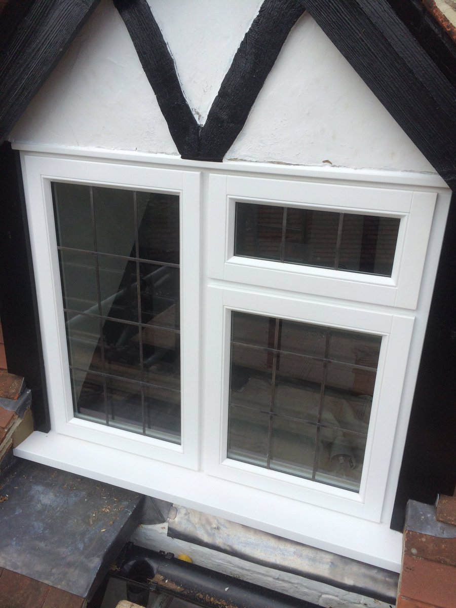 In with the new timber windows fully double glazed with microporous paint finish