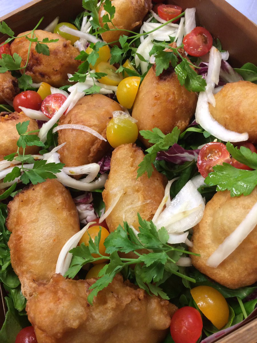ian_wright1's tweet photo. Butternut squash fritter for lunch @Eastbourne college ! Well Done Jack @JMateides @ChrisHamper3 @HolroydHowe https://t.co/s7Ru1pOuNF