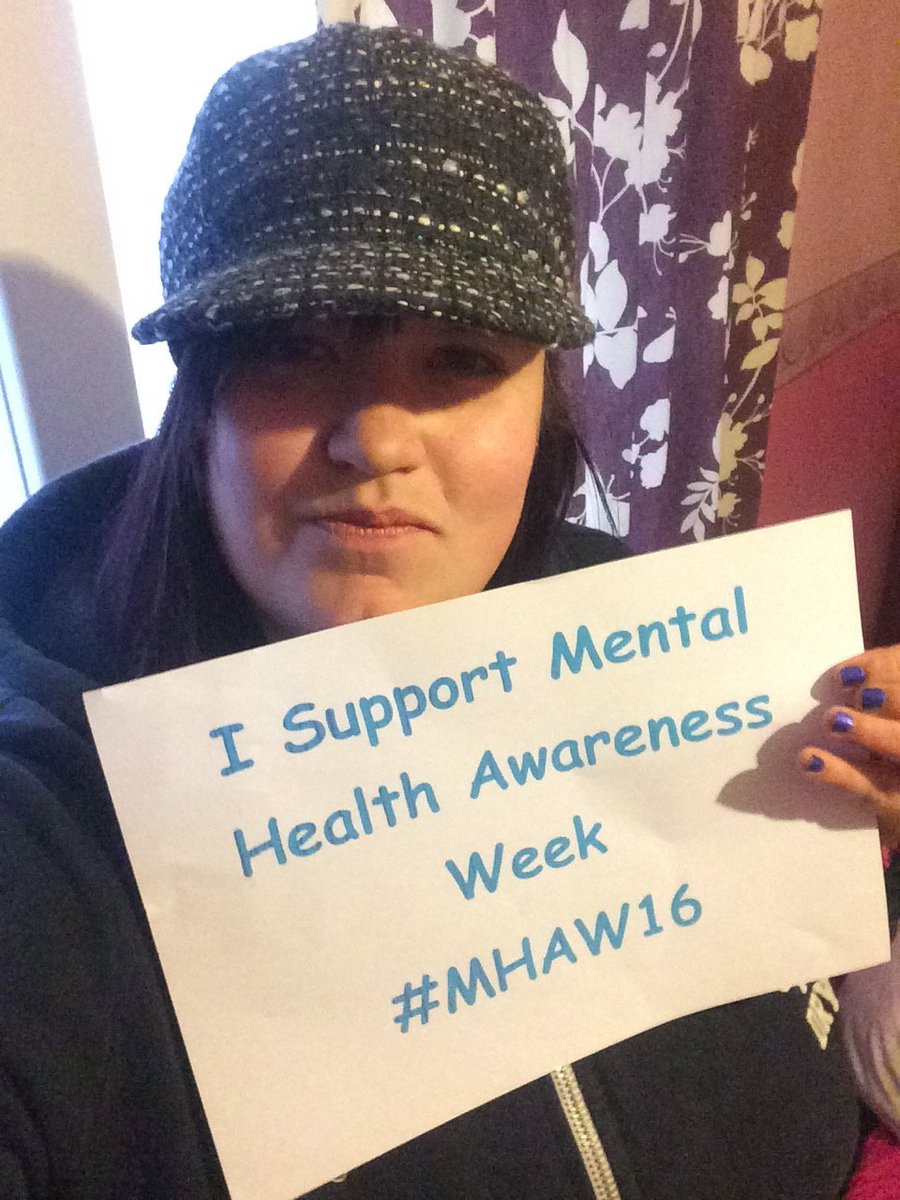 Our Sec @beccieions '1 in 4 will suffer from mental illness. Raise awareness today to reduce stigma tomorrow #MHAW16