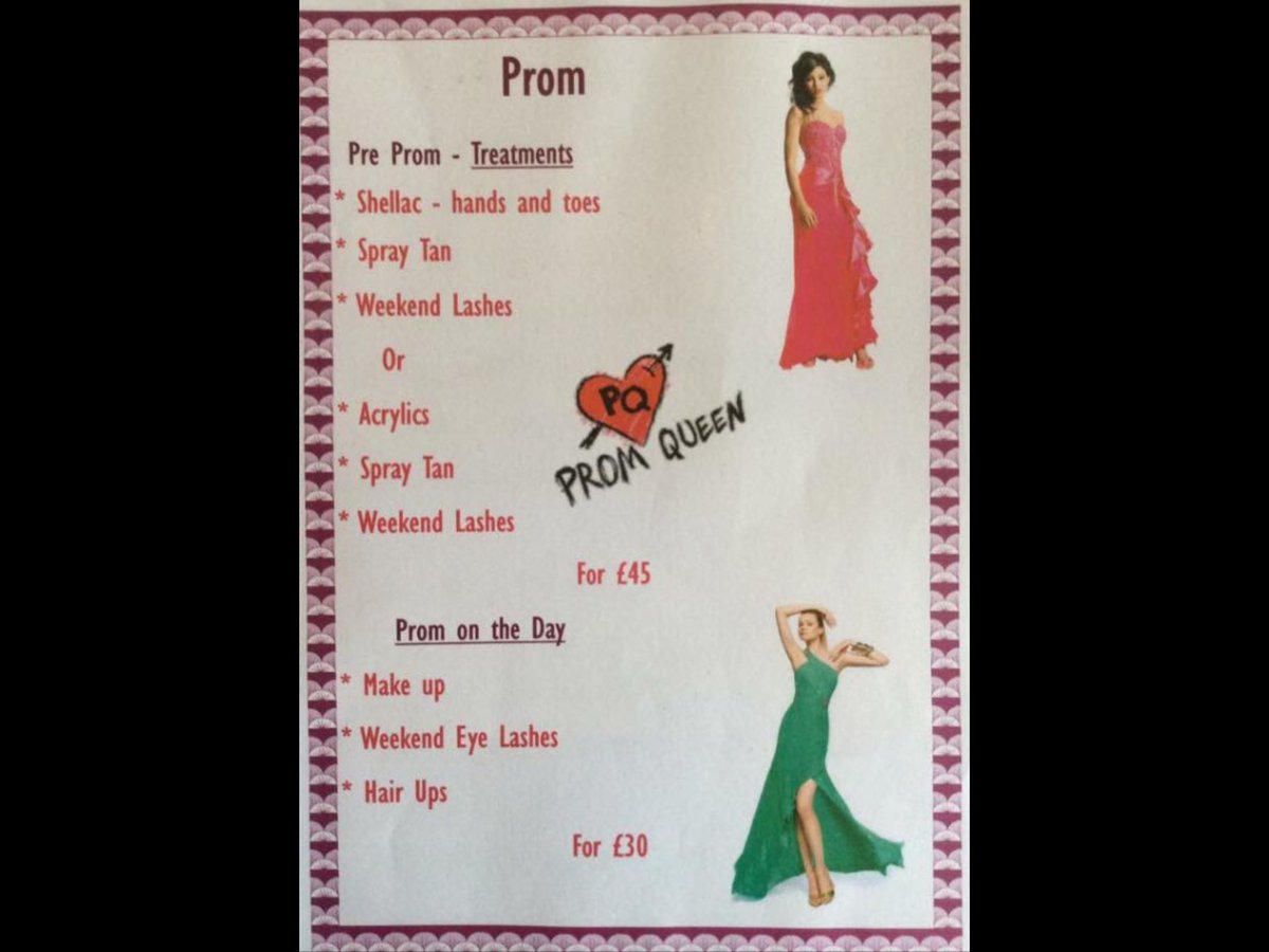 NailHeaven's tweet photo. Prom treatments xx https://t.co/6SWC5RMjTM