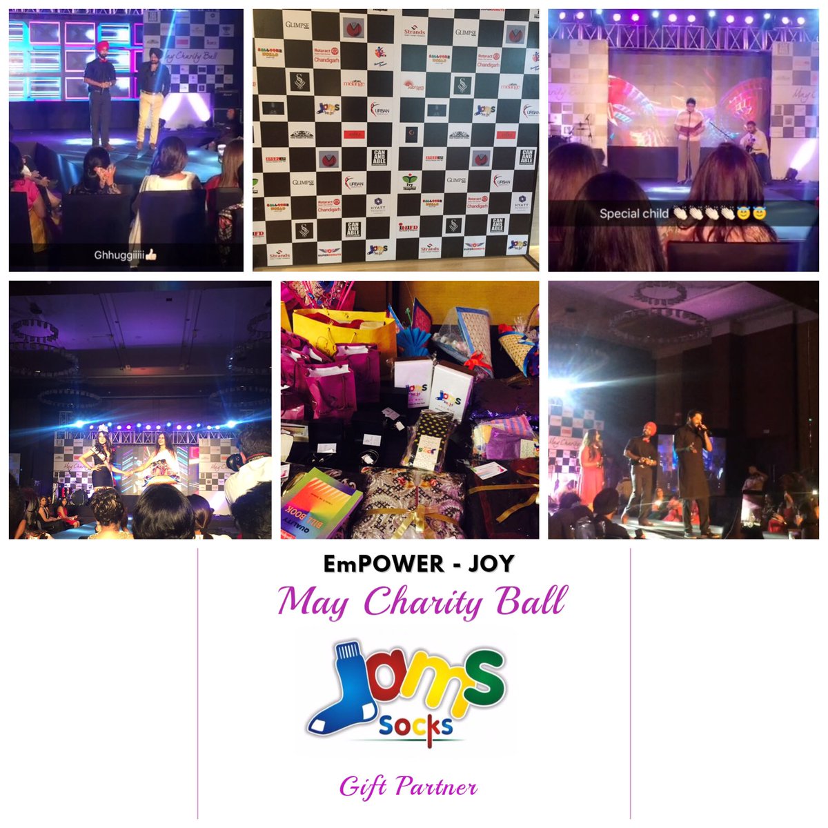 JamsSocksReal's tweet photo. #event #sponsor #hyatt #chandigarh #jamssocks #alfaaz #maycharity #specialchildren @itsAlfaaz @HyattRegencyCHD https://t.co/iZ09XuwxiT