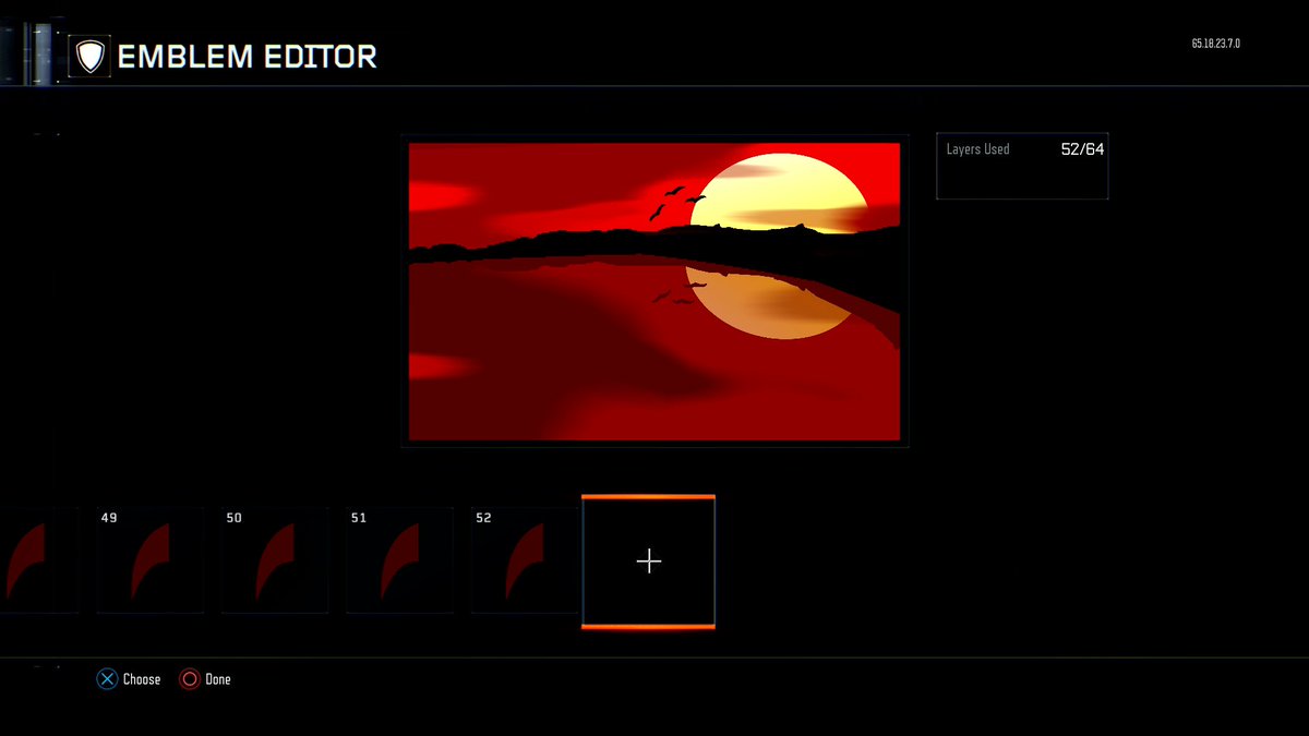 YetiMacheteHD's tweet photo. Red sky silhouette emblem coming soon
@Treyarch @Activision @investoremblems #bo3 #ps4 #silhouette #codemblems https://t.co/hPgt55kdGe
