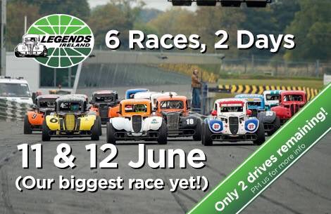 20+ cars confirmed and some of the best racing around. There are only 2 cars available! Contact for details.