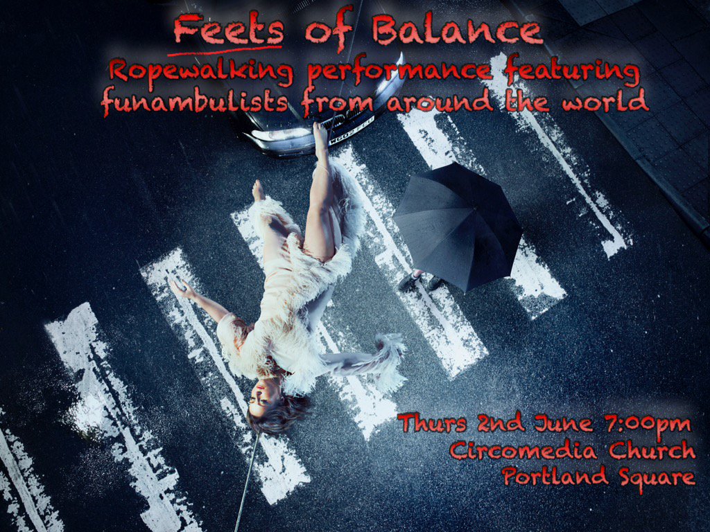 Chris_Bullzini's tweet photo. Want to see the best examples of tightwire, slackrope and high-wire? Come see a show (part of No Strings convention) https://t.co/OZdLc9MbKR