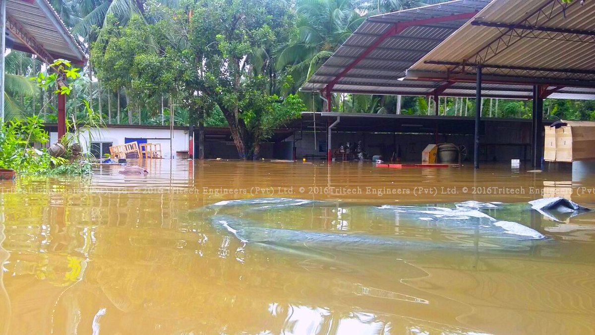 #ExtremeWeather  Workshop at Malwana was affected badly due to heavy rain on these days.