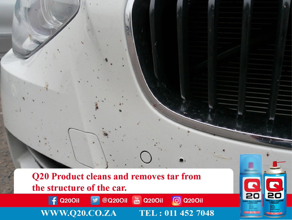 Q20oil's tweet photo. Tip for the day |#Q20Lubricant #Cleans and removes tar from vehicles https://t.co/Z6i1FqHBsV