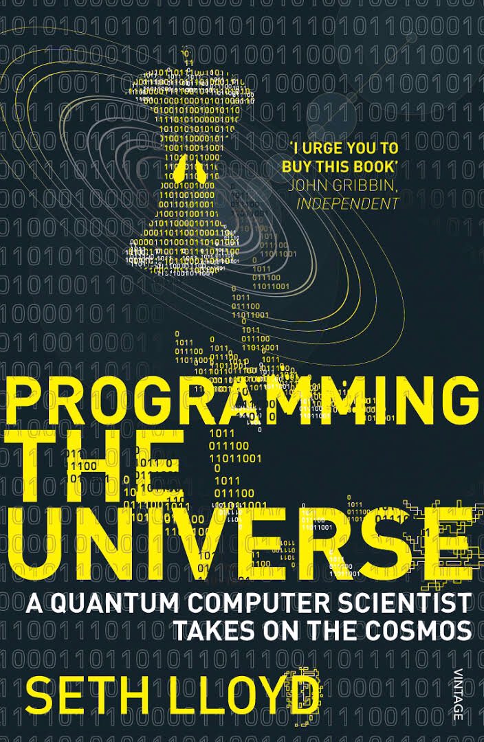 SebMitea's tweet photo. @MaiveRute , it very much reminded me of the book #ProgrammingTheUniverse by Seth Lloyd. #QuantumEurope #JRC https://t.co/75BZmsmO6E