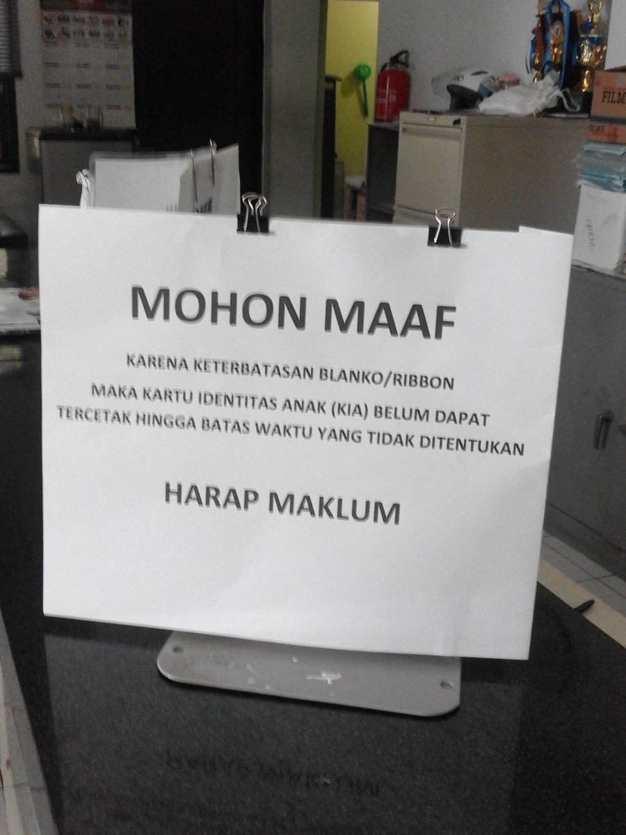 RohmainB's tweet photo. @Munir310160 kelurahan Gandul ada pemberitahuan soal pelayanan ktp , Kia https://t.co/WTSyKQGOTU