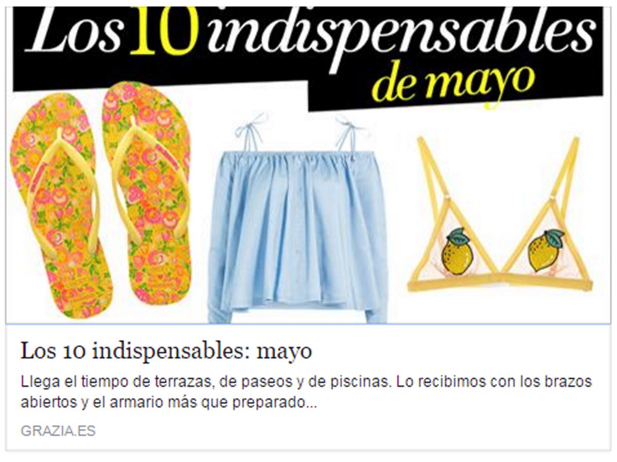 YaapShopping's tweet photo. ¡Suben las temperaturas!
@Grazia_es nos da 10 prendas claves para estar a la última
https://t.co/U2F7lf66Sb https://t.co/9chrfDQGJV