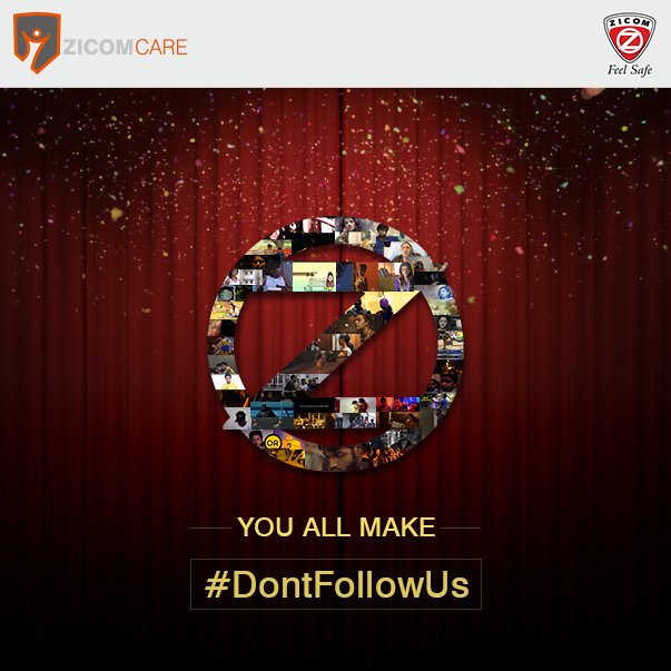 ZicomAIOT's tweet photo. Thank you for making #DontFollowUs the biggest safety movement in the country!
You guys are amazing! ๐
#ZIMAN https://t.co/qyje3Si162