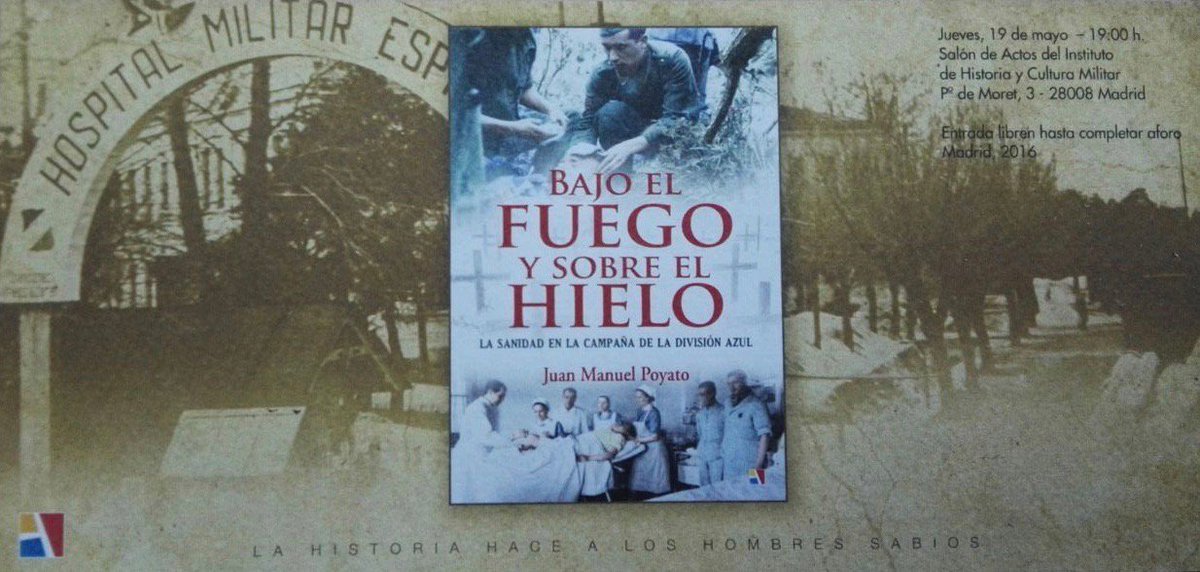 exposanimilitar's tweet photo. Presentación del libro Bajo el fuego y sobre el hielo Juan Manuel Poyato https://t.co/XbZBavHs4D