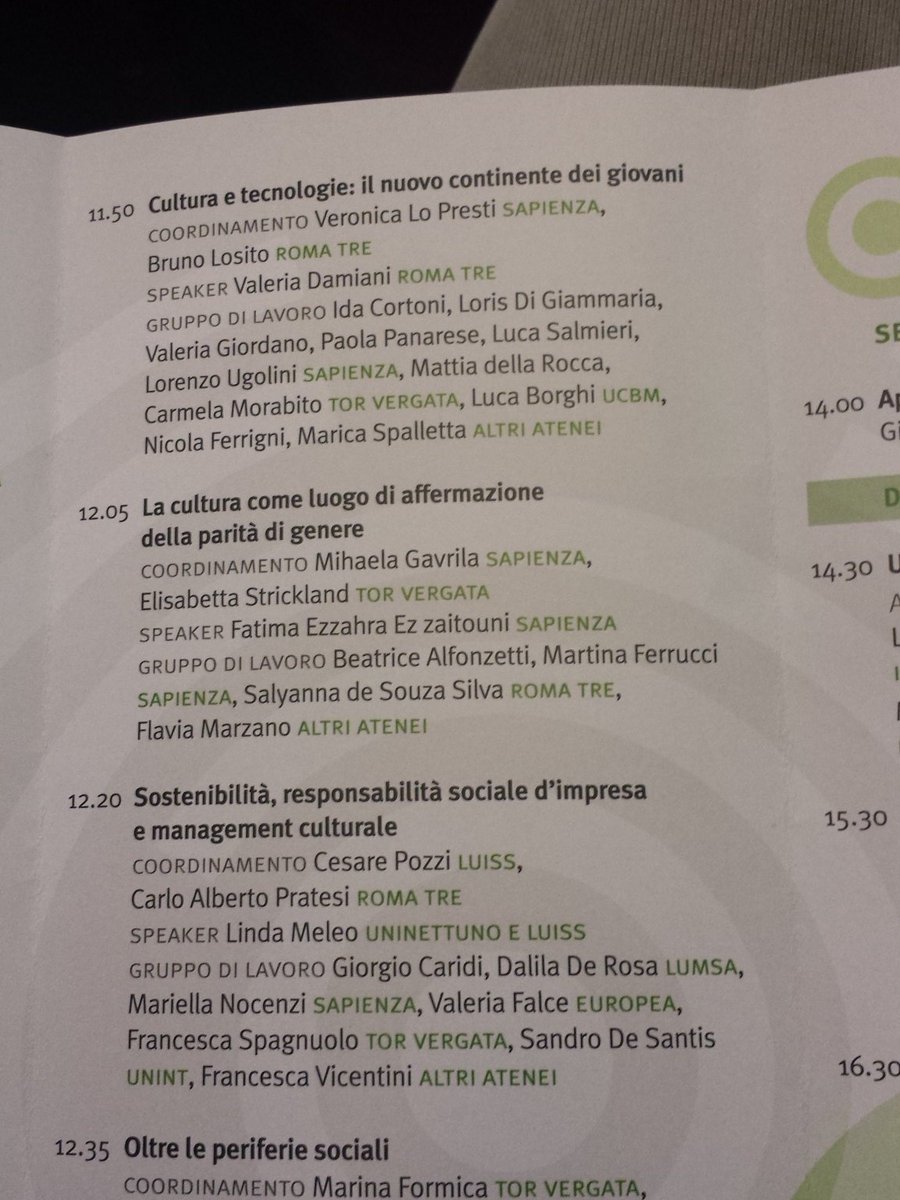 nicolaferrigni's tweet photo. #GiubileoCrul dialoghi sostenibilità nei panel @LinkCampus con @marica_sp @flavia_marzano @nicolaferrigni Vicentini https://t.co/hKAzZtd1BD