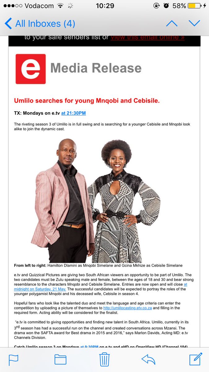 Gugulethu Mhlungu Etv S Umlilo Is Looking For Two New Cast Members Entries Close This Saturday 21 May Gugulethu Mhlungu Etv S Umlilo Is Looking For Two New Cast Members Entries Close This Saturday 21 May