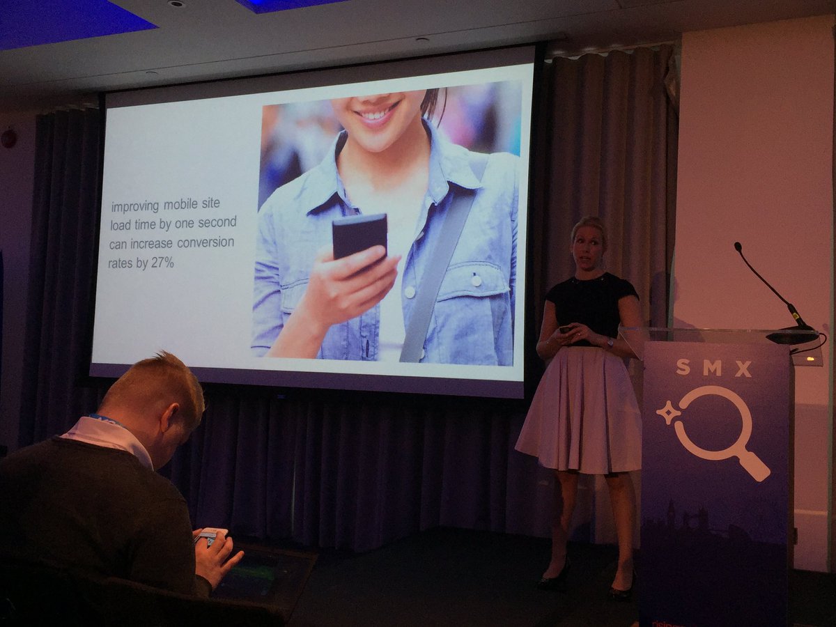 PhilipShaw's tweet photo. SMX London underway with an insightful keynote from Google's @terriscriven #smxuk2016 #smx https://t.co/rDpjuA4cmJ