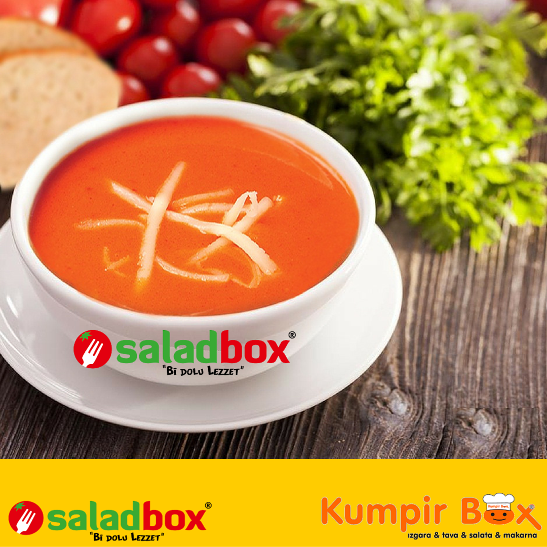 KumpirBoxcom's tweet photo. İçinizi ısıtacak mis gibi domates çorbamızla servise hazırız, Sizleri şubelerimize bekliyoruz.. #Kumpirbox #saladbox https://t.co/hYuJvR2rtm