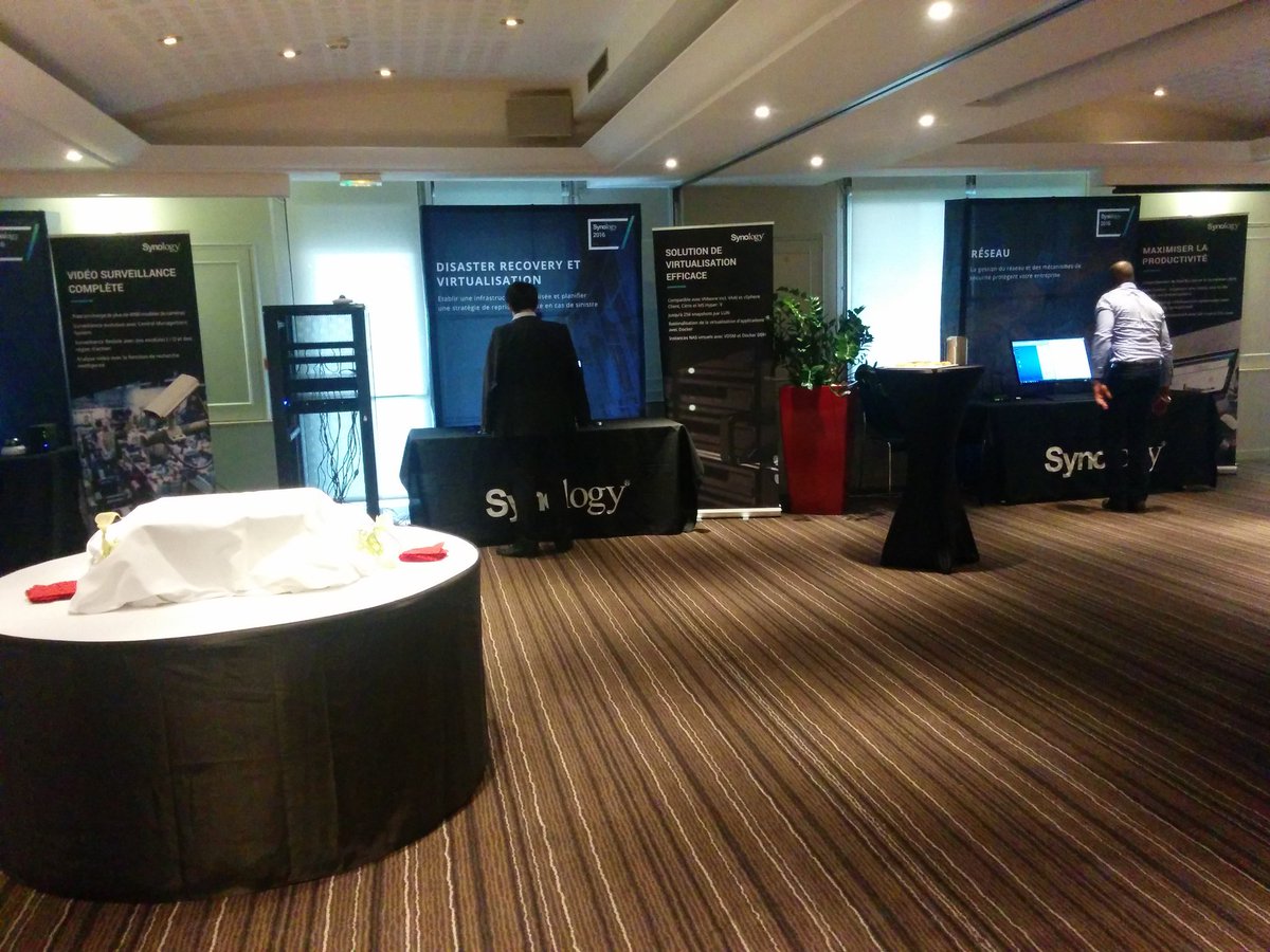 abomicro's tweet image. Abomicro présent au premier Worshop @Synology à Lyon avec les partenaires @Seagate @kingstontech Puissance du #NAS